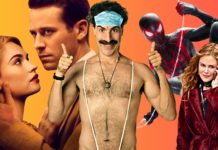 O novo filme do BORAT; o remake de REBECCA; Homem Aranha MILES MORALES e a minissérie THE UNDOING