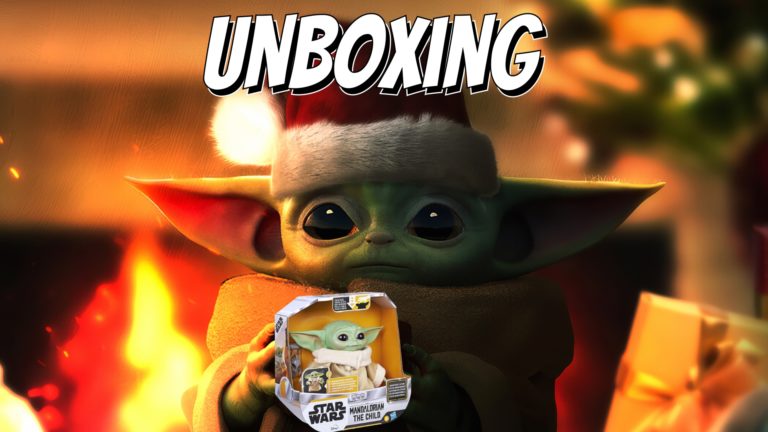 Unboxing BABY YODA em animatrônico da Hasbro