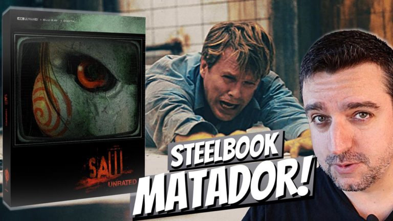 O belíssimo Steelbook do filme JOGOS MORTAIS | Saw Steelbook Blu-ray 4K
